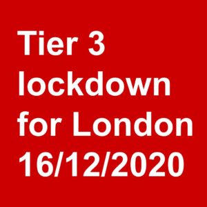 London to enter Tier 3 lockdown restrictions - what does it mean?